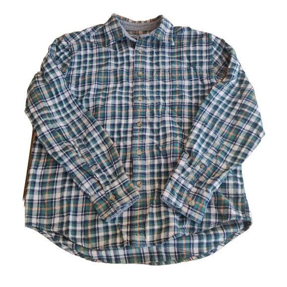Eddie Bauer Other - Eddie Bauer Men's Button Up Shirt Long Sleeve Size Medium Green Plaid